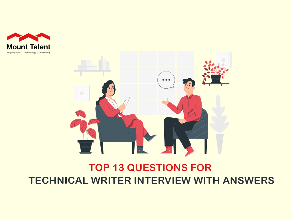 Top 13 questions for technical writer interview with answers